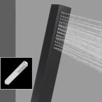 Pommeau de douche carré à la mode, pulvérisateur de douche à main haute pression, multifonction, fonction unique, arroseur à économie d&rsquo;eau