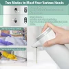 Distributeur automatique de savon sans contact, 340ml, Rechargeable par USB, distributeur de mousse réglable en 4 étapes pour cuisine et salle de bains