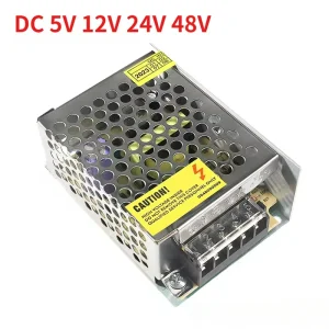AC DC 110V 220V à 5V 12V 24V 48V Source d&rsquo;alimentation à découpage SMPS Fonte alimentation 5 12 24 48V transformateur