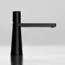 Mitigeur lavabo noir mat contemporain mono levier bec… – vue 5