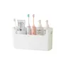 Bac mural rangement plastique blanc mat rectangulaire… – vue 6
