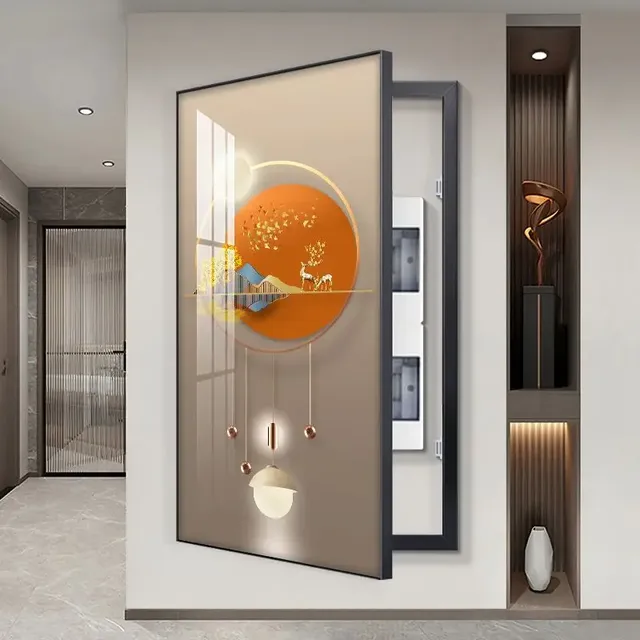 Moderne Décoratif Couvre Électrique Panneau de Peinture… – vue 2