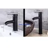 Mitigeur lavabo monotrou monocommande contemporain acier… – vue 7
