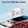 40W USB C chargeur Charge rapide QC 3.0 double PD… – vue 5
