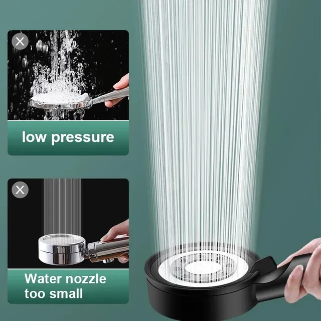 Pommeau douche manuelle haute pression filtrant portable… – vue 3
