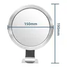 Miroir mural rond anti buée aluminium inoxydable brossé… – vue 6