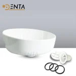 Bassin de crachoir en céramique d&rsquo;imitation acrylique/crachat en plastique pour pièce de chaise d&rsquo;unité dentaire bain de bouche bassin outils de dentiste adaptés à la mode