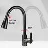 Robinet de cuisine noir mat – vue 5