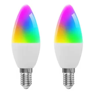 SUNRI-2X Tuya E14 ampoule intelligente variable cinq voies spirale…