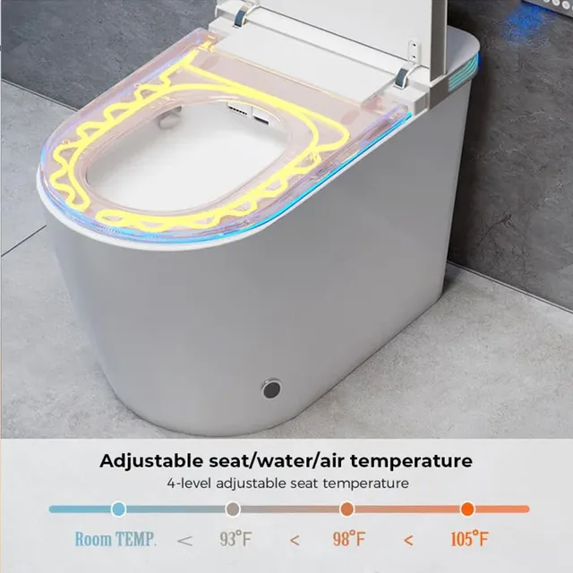 Toilettes intelligentes modernes avec couvercle… – vue 5
