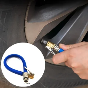 Tuyau de gonflage de pneu tuyau de pneu tuyau Portable tuyau en caoutchouc d’air pour accessoires de moto de voiture Tuyau de gonflage de pneu tuyau de pneu tuyau Portable tuyau en caoutchouc d’air pour accessoires de moto de voiture