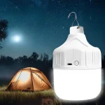Lampe LED suspendue Portable, Rechargeable par USB, haute luminosité, étanche, pour l&rsquo;extérieur, le Camping, la pêche, éclairage nocturne d&rsquo;urgence