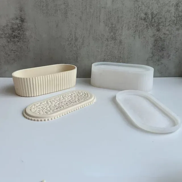 Boîte de rangement ovale avec couvercle – vue 4