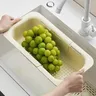Panier rétractable extensible évier réglable perforé… – vue 3