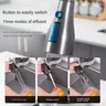 Mitigeur cuisine acier inoxydable bec cygne haut noir… – vue 5