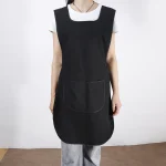 Tablier de coupe de cheveux pour Salon de coiffure, Cape avant-arrière pour coiffeur