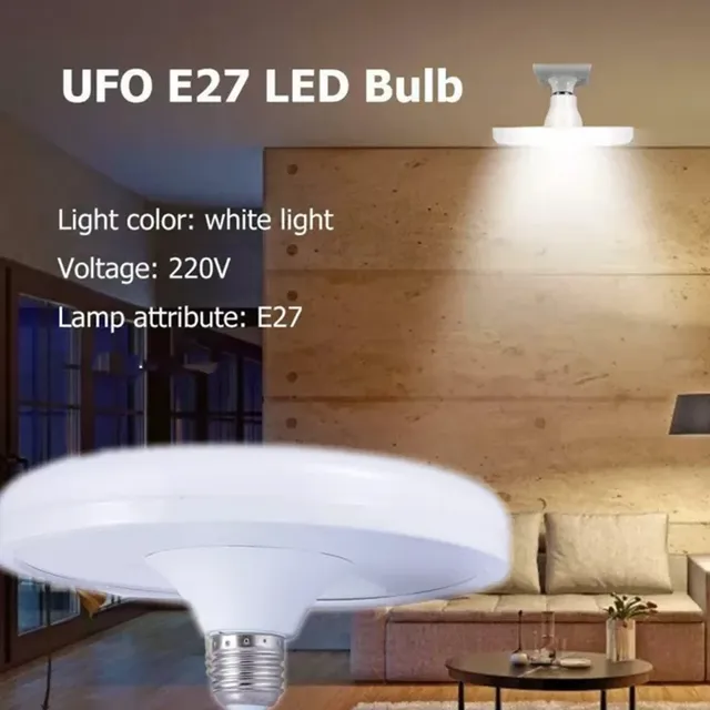 Ampoule LED E27 20W 220V ultraplat disque diffuseur… – vue 4