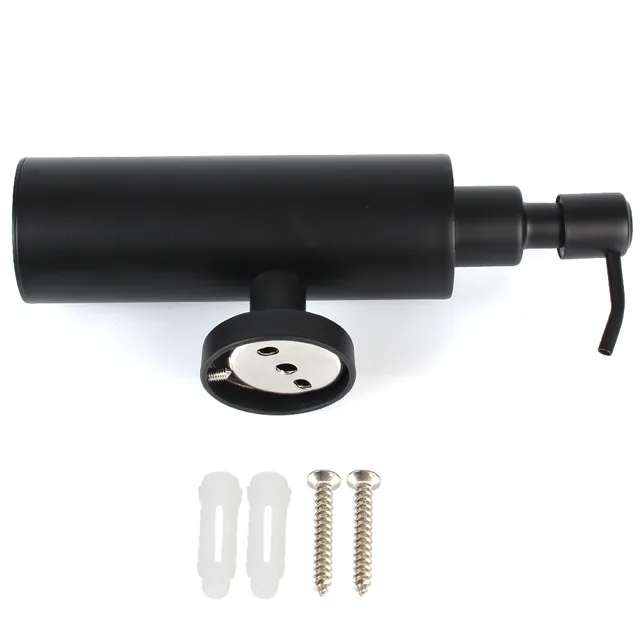 Distributeur savon mural noir mat acier inoxydable 304… – vue 4