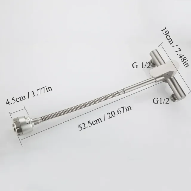 Robinet de cuisine en acier inoxydable 304 – vue 6