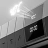 Système de douche thermostatique au plafond mural chromé – vue 3