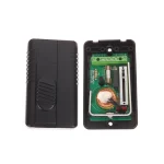 variateur coulissant pied lampadaire noir plastique métallique compact ajustable potentiomètre glissière mural insertion fixation bornier six positions fusible inducteur torique