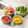 Panier lavage légumes double couche égouttage stockage… – vue 5