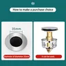 Drain de lavabo universel – vue 2