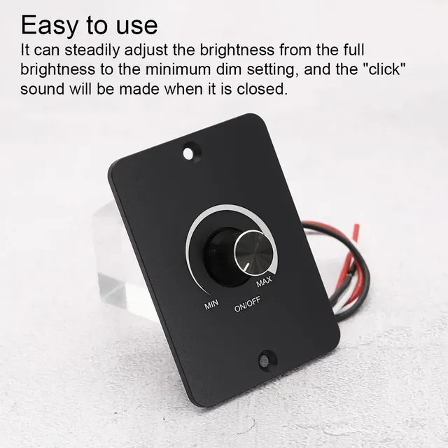 Variateur intensité LED 12V PWM potentiomètre… – vue 4