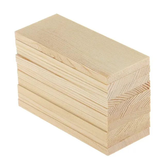 Planche rectangulaire en bois inachevé pour peintures – vue 3
