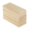 Planche rectangulaire en bois inachevé pour peintures – vue 3