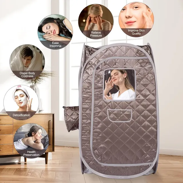 Tente sauna portable montage rapide cabine spa vapeur… – vue 4