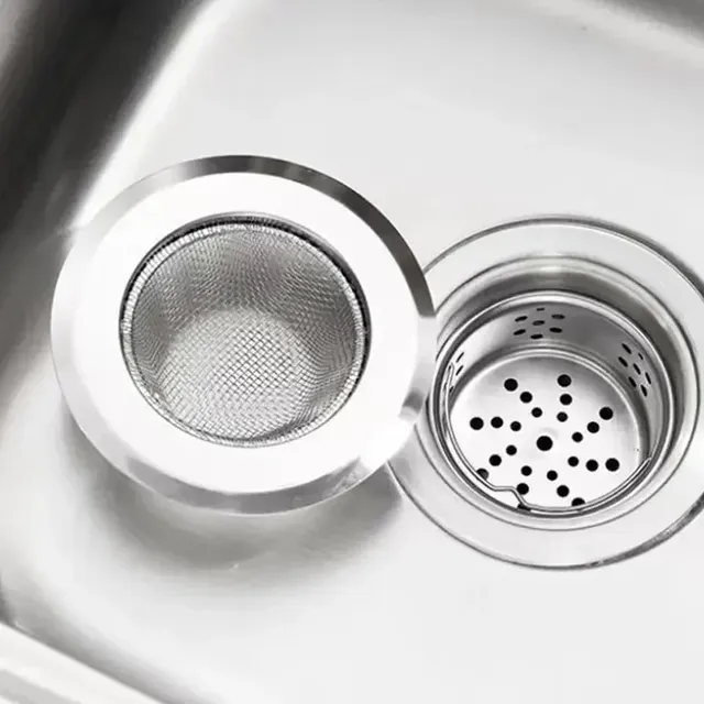 Crépine d'évier de cuisine en acier inoxydable – vue 5
