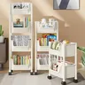 Chariot bibliothèque cuisine étagère de rangement coin… – vue 2