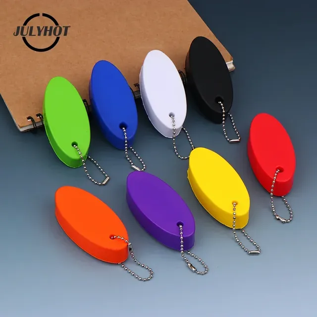 Porte-clés flottant ovale en mousse – vue 3