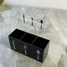 Organisateur couverts acrylique trois compartiments… – vue 4