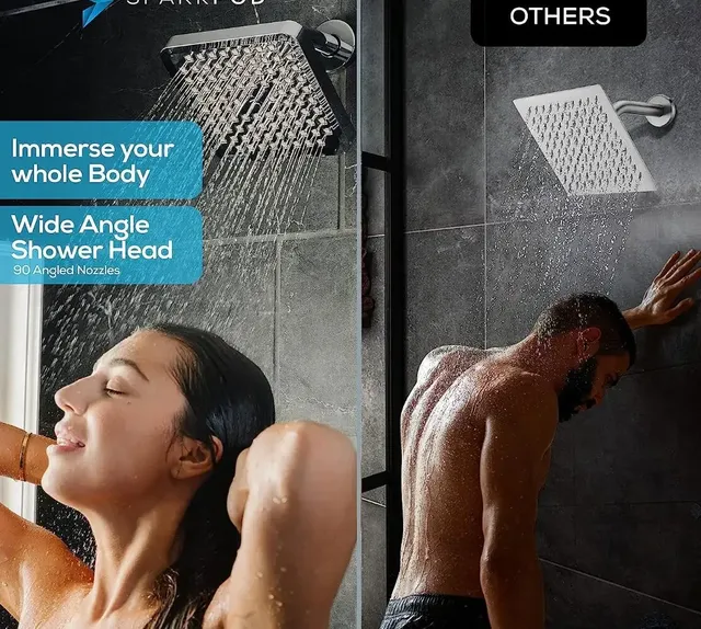 Pommeau de douche à haute pression de 6 pouces – vue 3