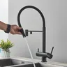 Robinet de cuisine filtré noir – vue 2