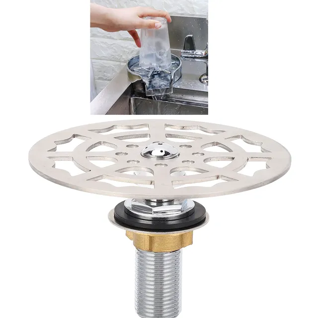Tête de robinet de rinçage de verre en acier – vue 2