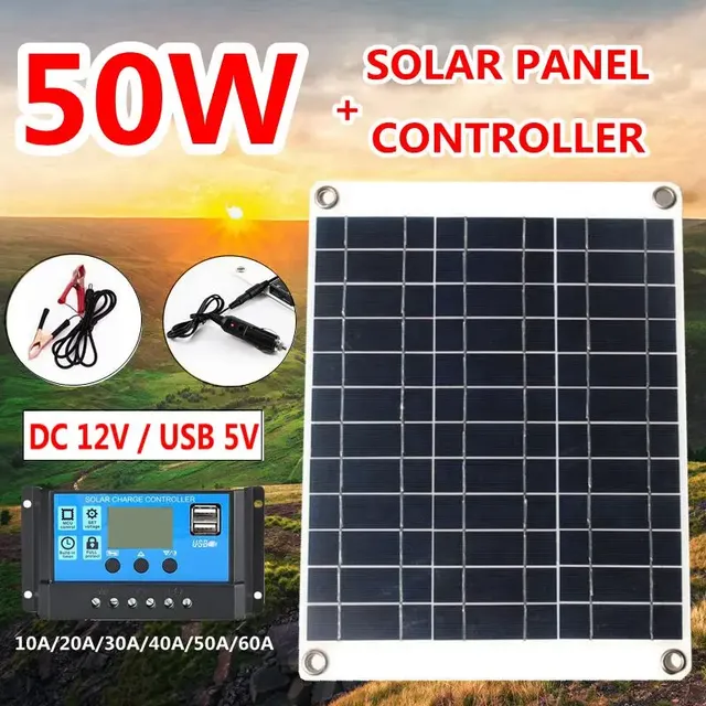 Kit de panneau solaire portable