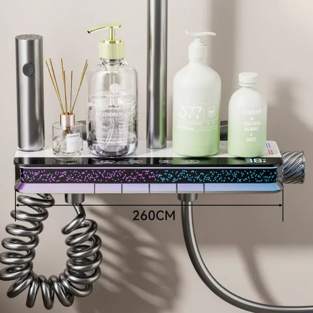 Ensemble de robinets de douche à affichage numérique… – vue 5