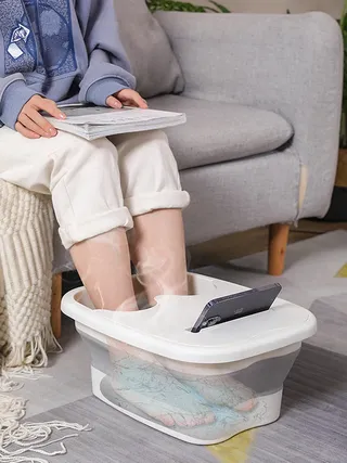 Bain de pieds pliable