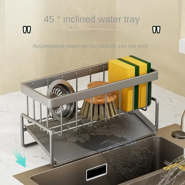 Étagère cuisine acier inoxydable chromé double niveau… – vue 5