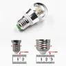 LED miroir ampoule E27 E14 moitié argent filament 5W 7W… – vue 2