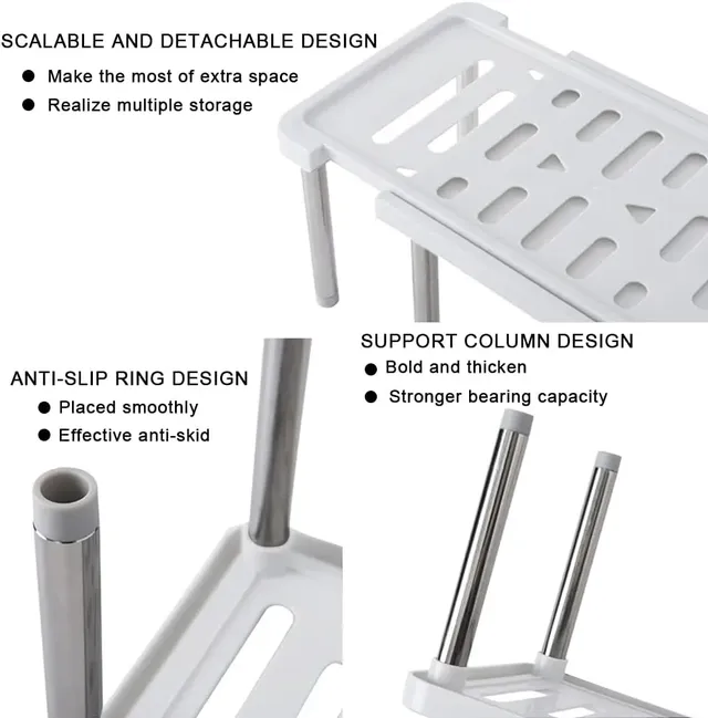 Armoire étagère de rangement support cuisine comptoir… – vue 5