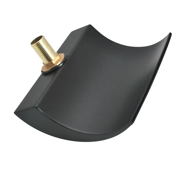 Bec de cascade de baignoire de couleur or/noir mat – vue 3