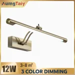 Appliques murales modernes pour miroir de salle de bain, luminaires de toilette, lampes murales intérieures pour chambre, 12W 40 cm lampara espejo cuarto de baño lampe pour miroir salle de bain lampe murale