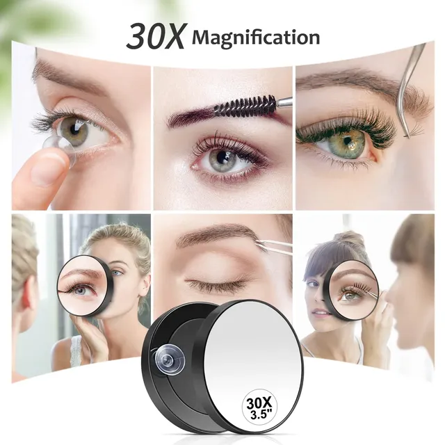 Miroir grossissant 30x avec ventouse – vue 5