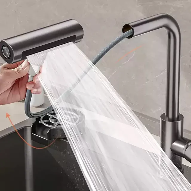 Robinet de cuisine en acier inoxydable – vue 4