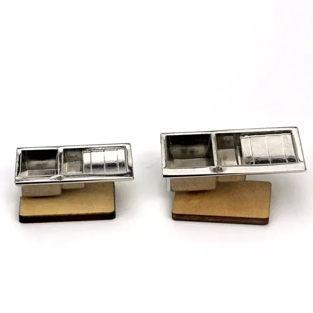 Évier de cuisine Miniature en alliage pour maison de… – vue 6