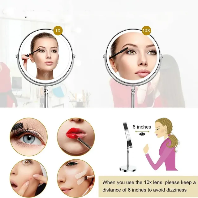 Miroir de maquillage éclairé – vue 4